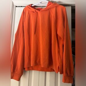 Athleta Orange Boardwalk Hoodie